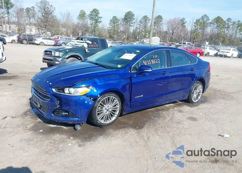 2013 Ford Fusion Hybrid Se z USA, uszkodzony, nr VIN 3FA6P0LU9DR382982